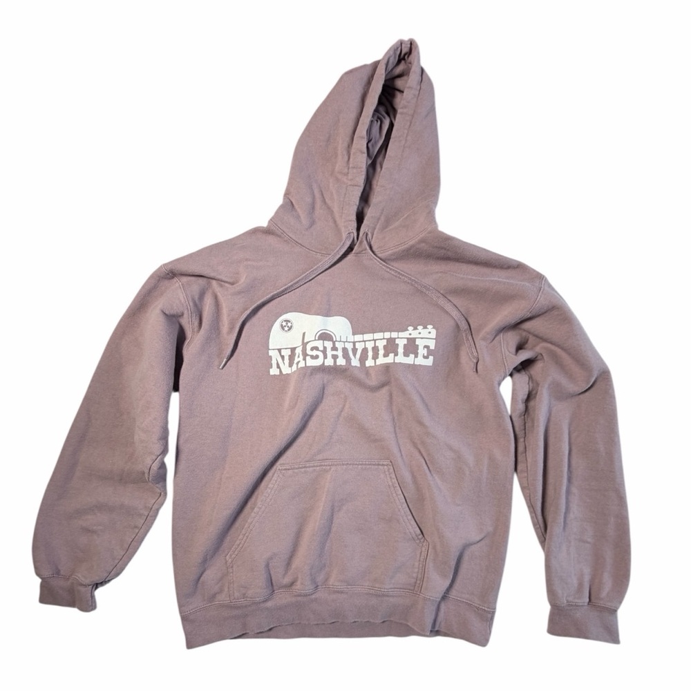 Nashville Tennessee Hoodie Size Medium Purple Sweatshirt Music City